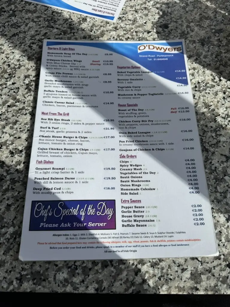 Carl O' Beirne_O'Dwyer's Bar and Grill_Portmarnock_review