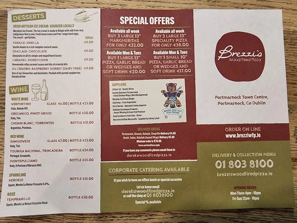 Menü_Brezzi's Wood Fired Pizza Delivery & Takeaway Portmarnock & Malahide_Portmarnock_Bild_2