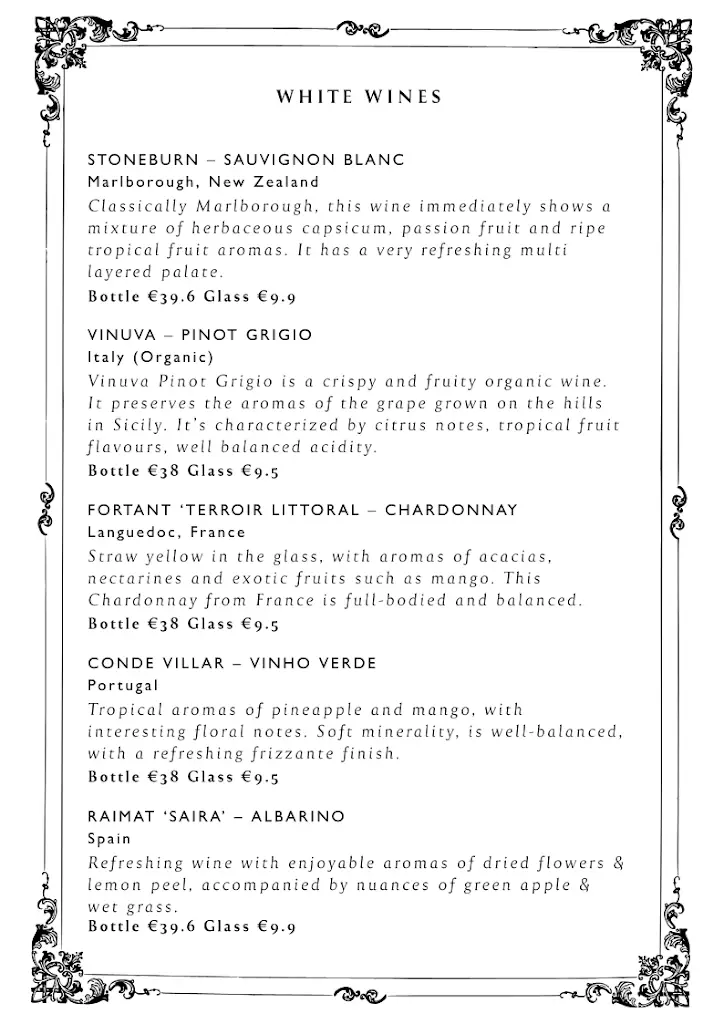 Menu_The Oarsman_Ringsend_image_1