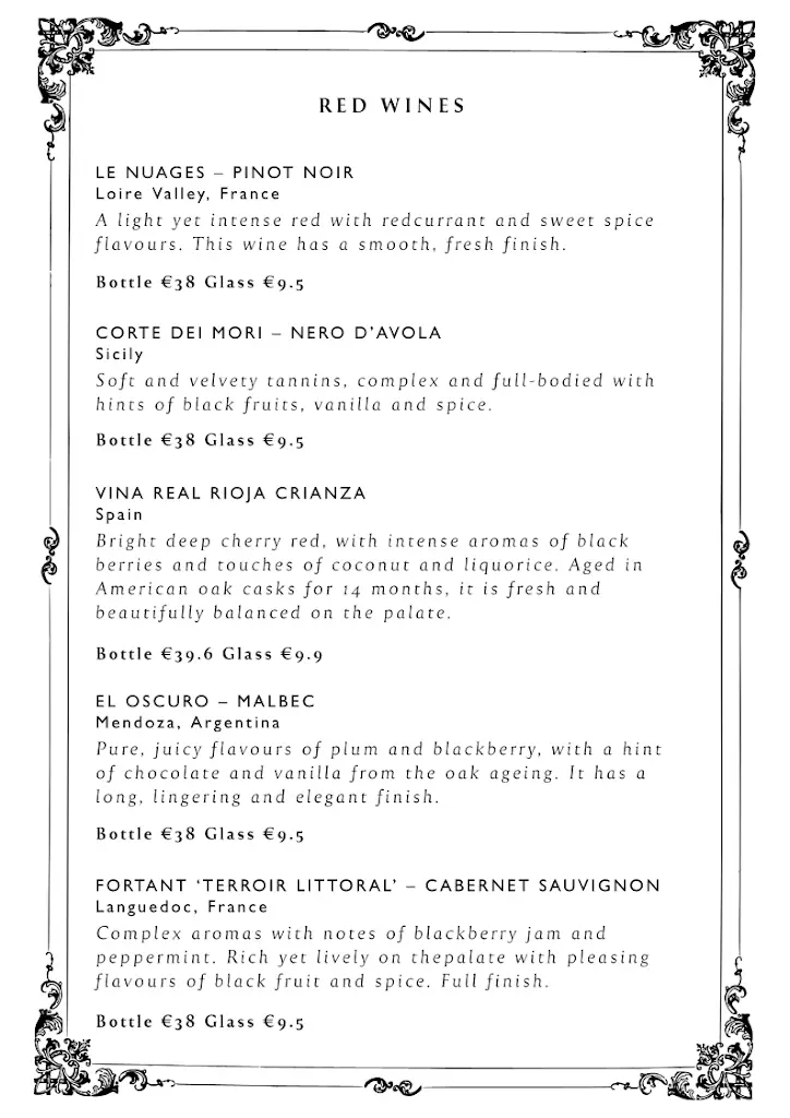 Menu_The Oarsman_Ringsend_image_2