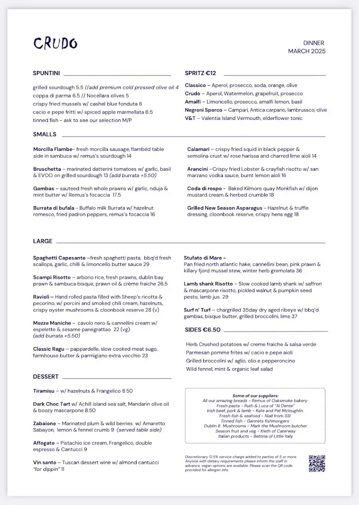 Menu_CRUDO restaurant_Ringsend_image_3