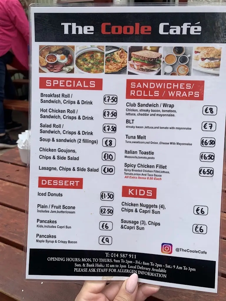Menu_The Coole Cafe_Rathcoole_image_2