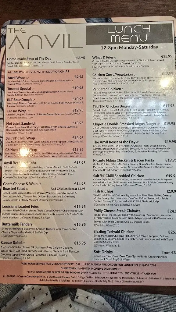 Menu_The Anvil Restaurant_Rathcoole_image_3