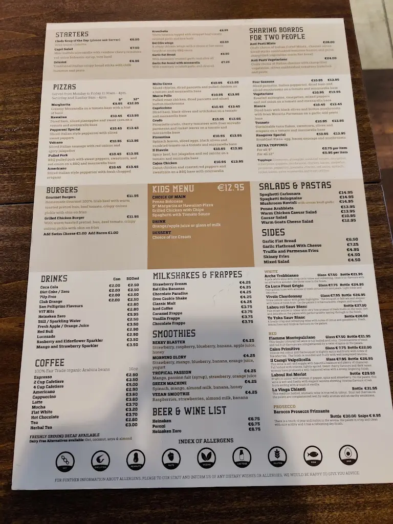Menu_Bel Cibo Citywest_Saggart_image_1