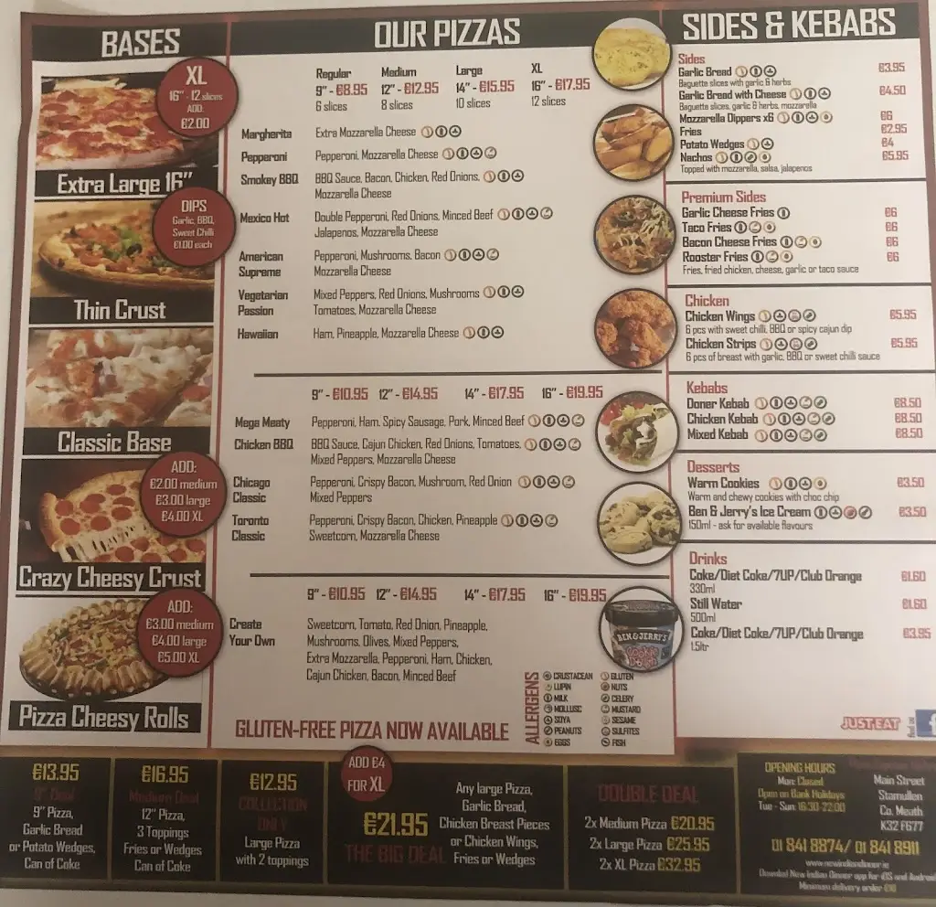 Menu_New Indian Dinner & Pizza Stamullen_Stamullin_image_1