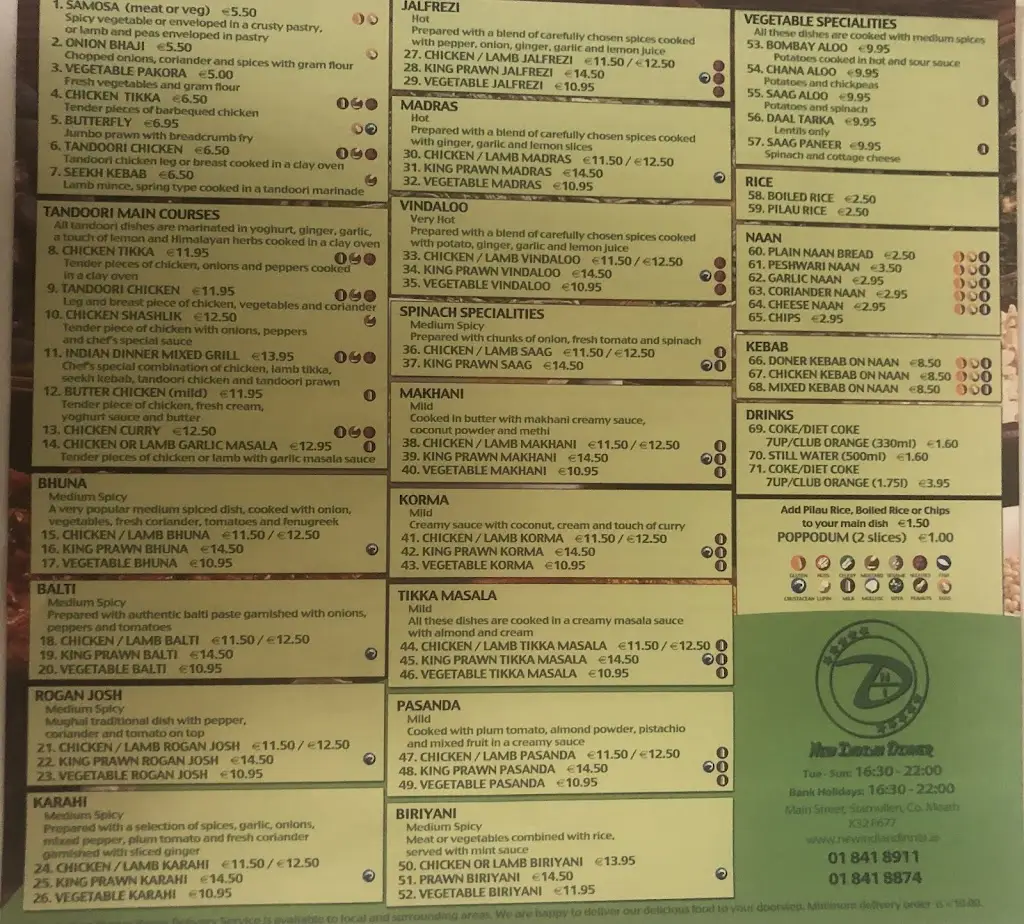 Menu_New Indian Dinner & Pizza Stamullen_Stamullin_image_3