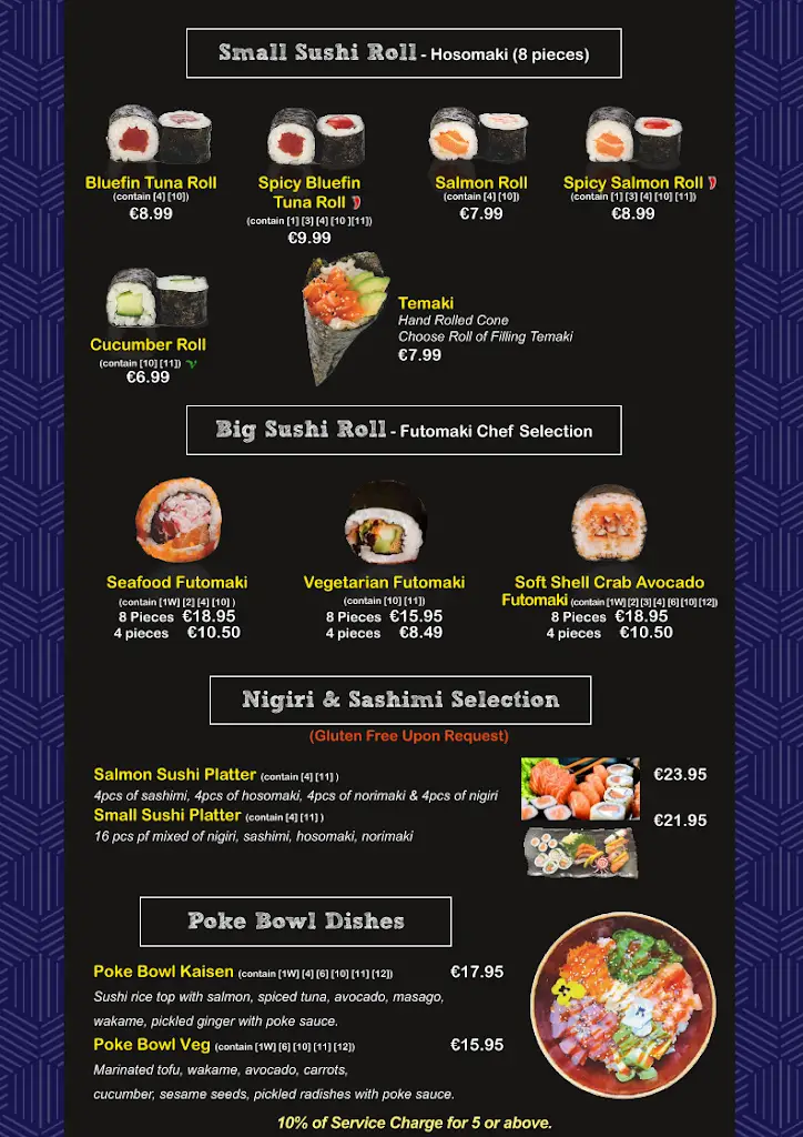 Menu_Musashi Sandyford Noodles & Sushi Bar_Sandyford_imagen_1