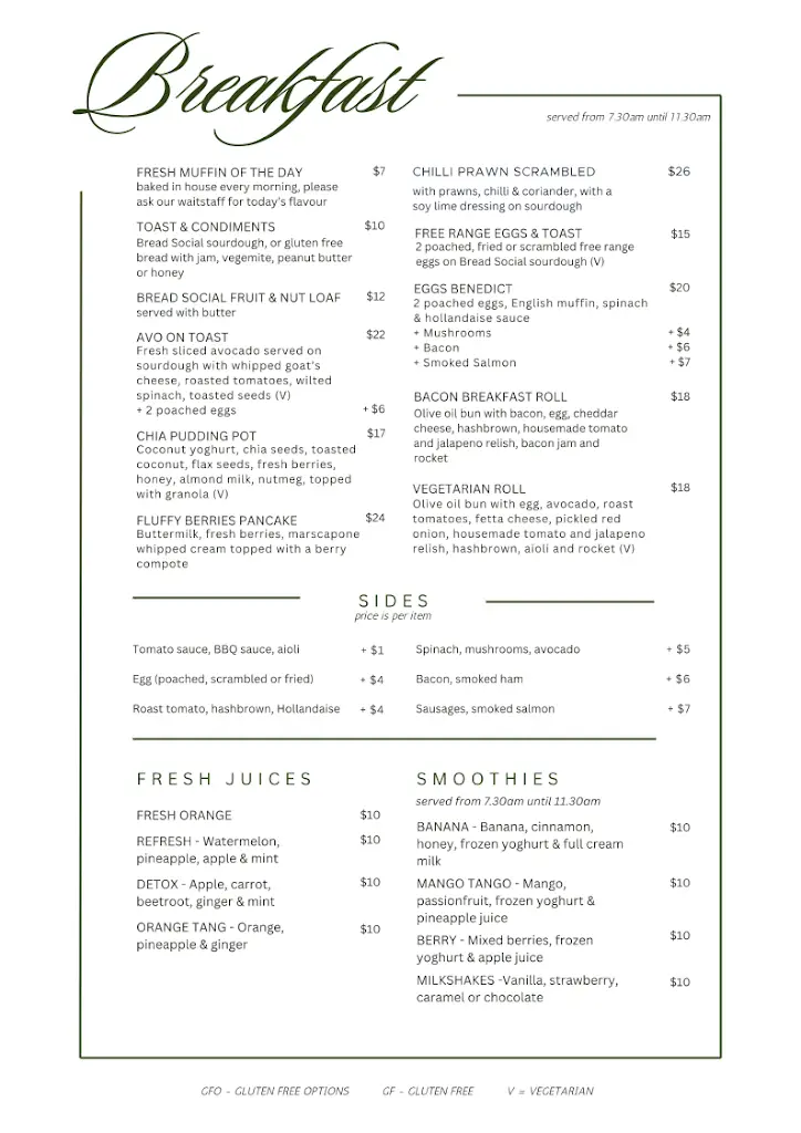 Menu_Treat Café Claregalway_Claregalway_image_1