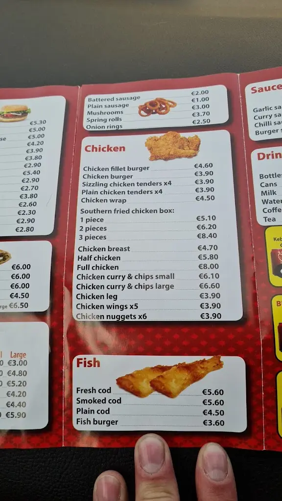Menu_Val's Fast Food_Claremorris_imagen_1