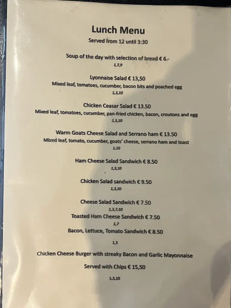 Menu_Gorgeous Patisserie_Slane_image_1