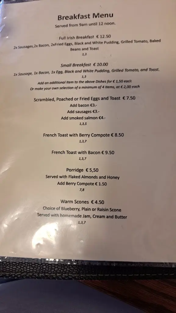 Menu_Gorgeous Patisserie_Slane_image_3