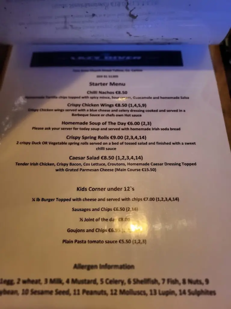 Mark Parsons_The Tara Arms Bar Lounge & Restaurant_Tullow_review