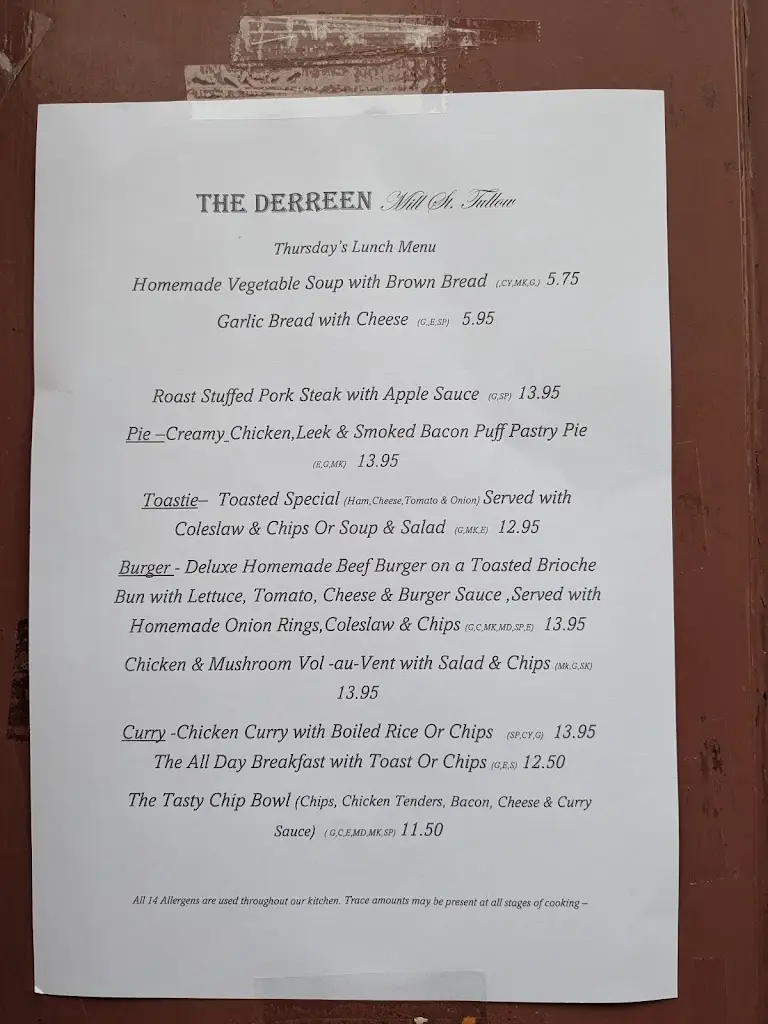 Menu_Grill House_Tullow_immagine_1