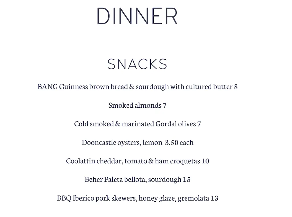 Menu_BANG Restaurant & Wine Bar Dublin D02 KW61_South Dublin_image_1