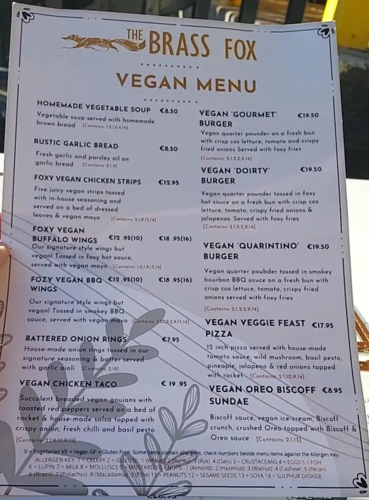 Menu_The Brass Fox Wicklow_Wicklow_image_3