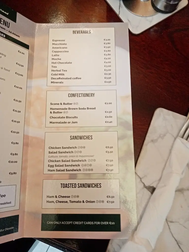Menu_O'Flynns Restaurant_Abbeyfeale_imagen_2
