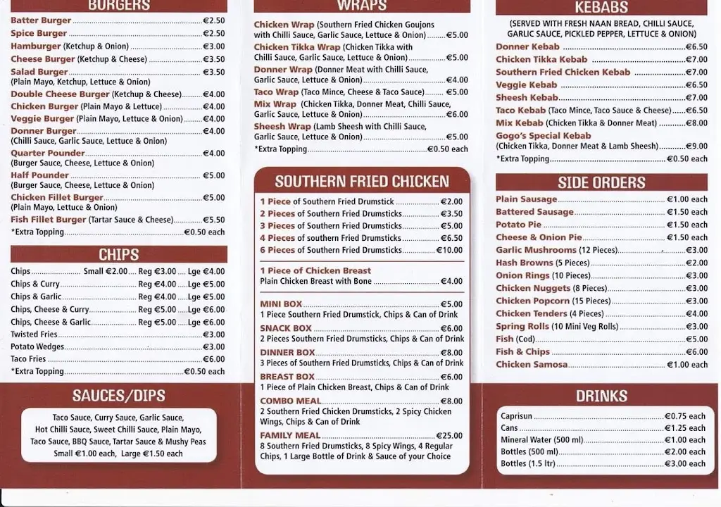 Menu_Go Go Grills Takeaway_Aghada_immagine_1