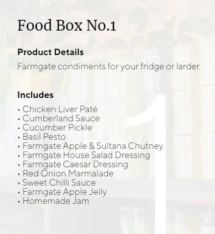 Menu_Farmgate Restaurant & Country Store_Aghada_image_1