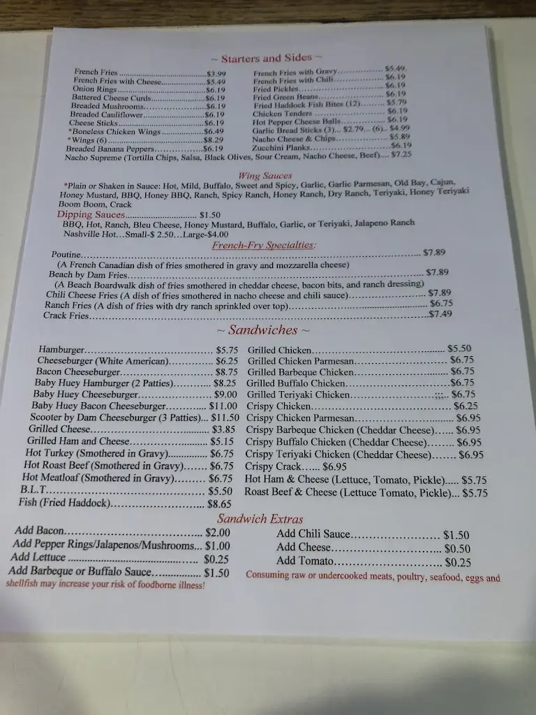 Menu_Cashen Course B&B_Ballybunnion_immagine_2