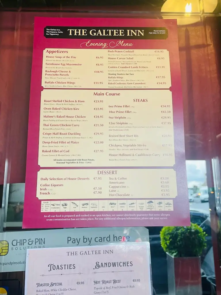 Menu_The Galtee Inn_Cahir_image_2