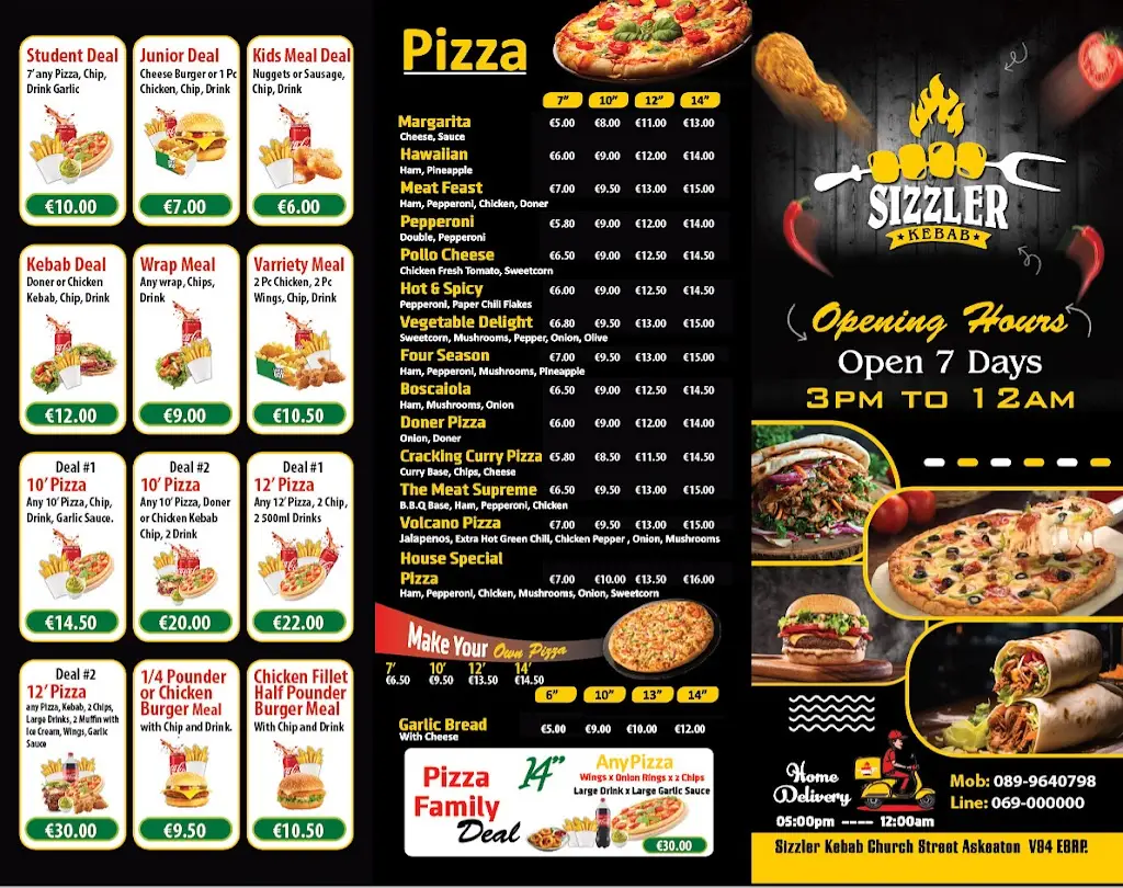 Menu_Sizzler kebab_Askeaton_image_1