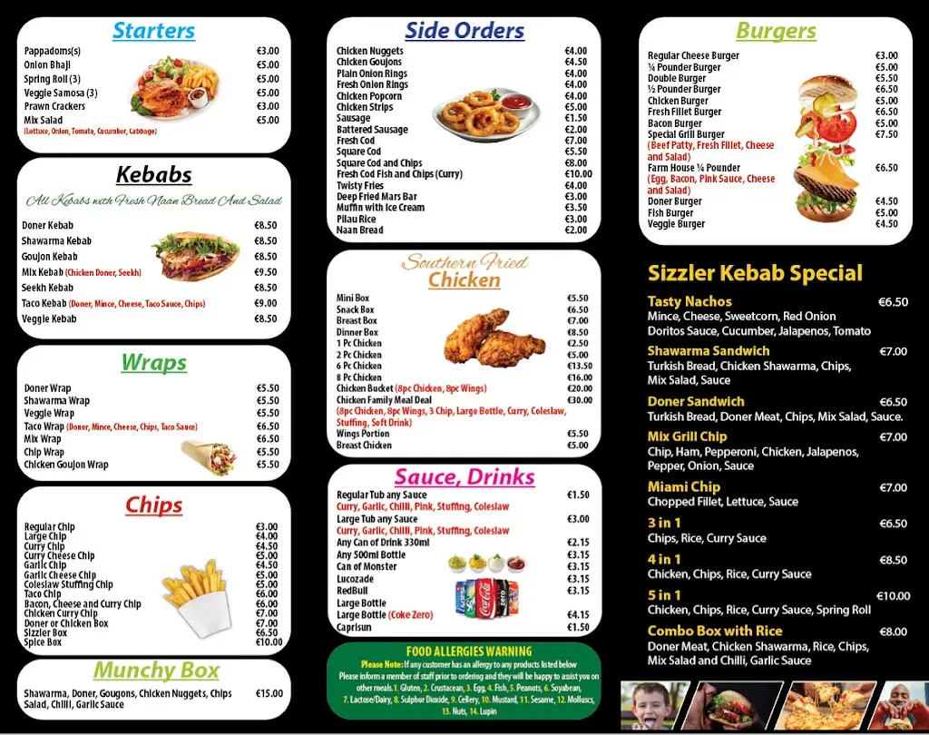 Menu_Sizzler kebab_Askeaton_image_2