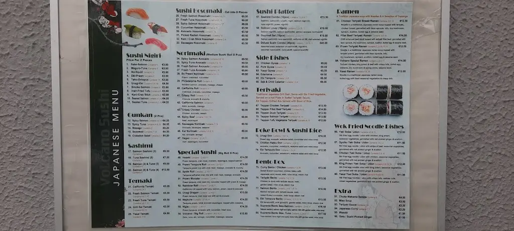 Menu_Washoku Asian Cuisine (Original Volcano Sushi)_Annacotty_image_3