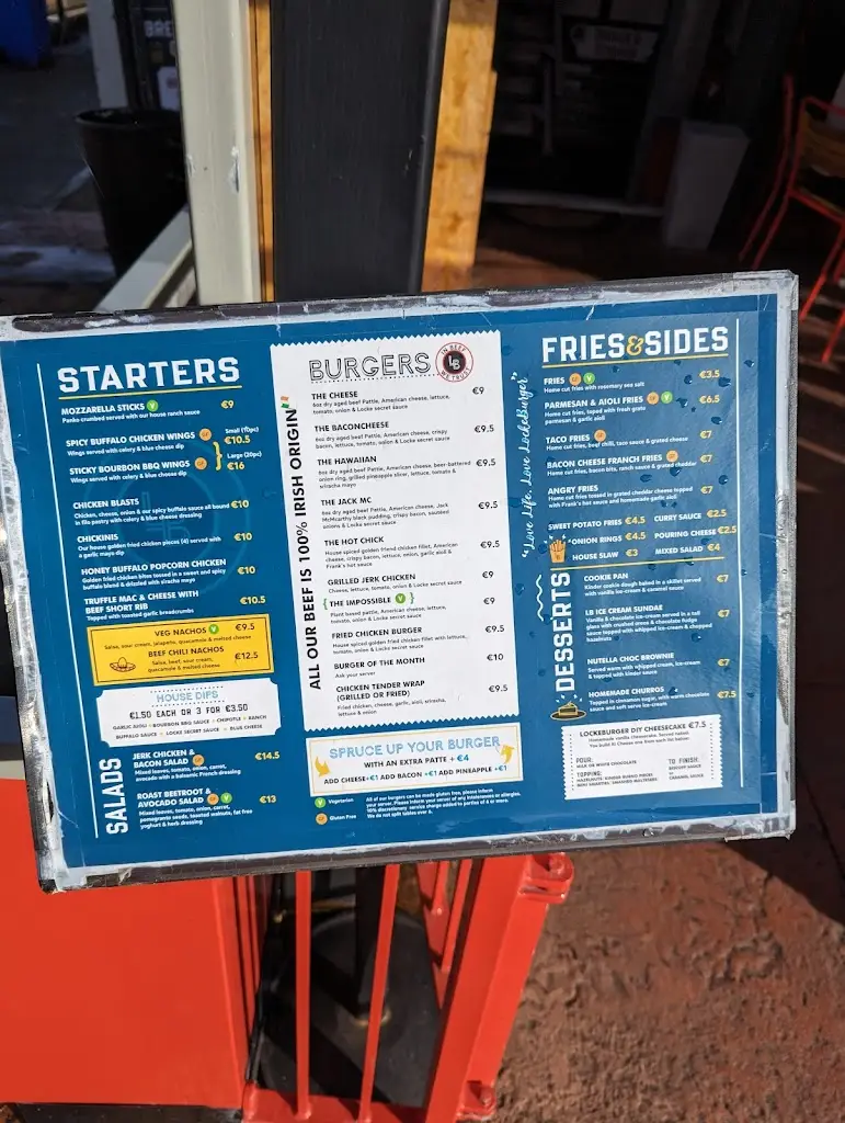 Menu_Locke Burger Castletroy_Annacotty_imagen_1