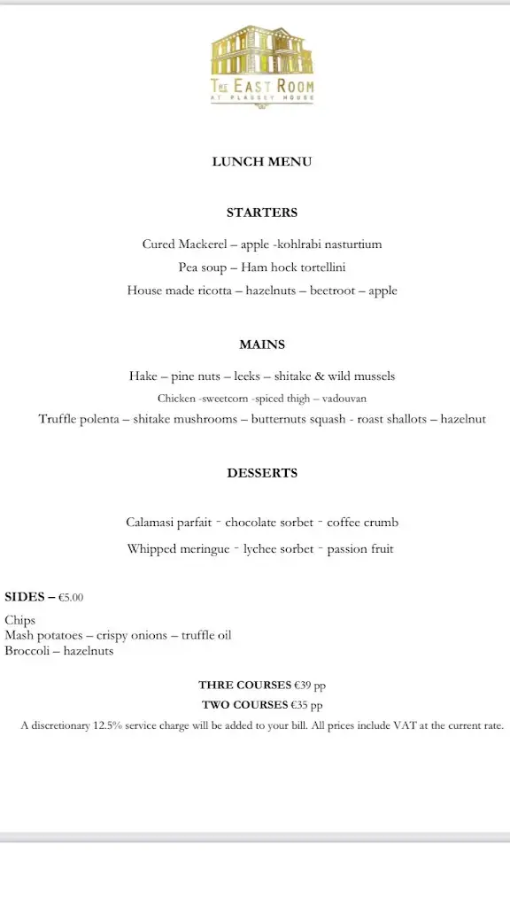 Menu_The East Room Restaurant | Plassey House_Annacotty_image_3