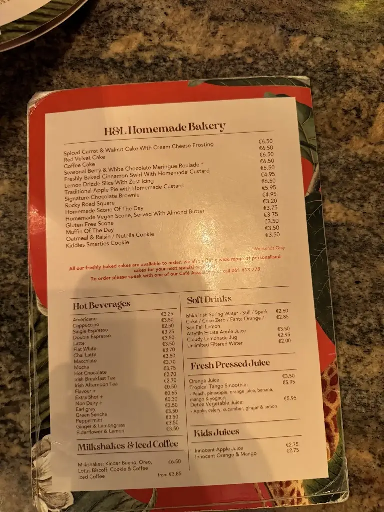 Menü_Hook & Ladder_Annacotty_Bild_3