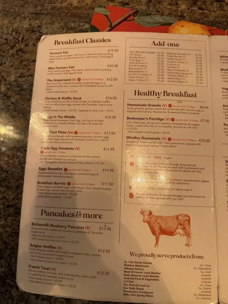 Menü_Hook & Ladder_Annacotty_Bild_4