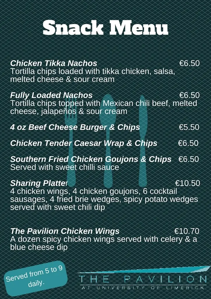 Menu_The Pavilion_Annacotty_image_2