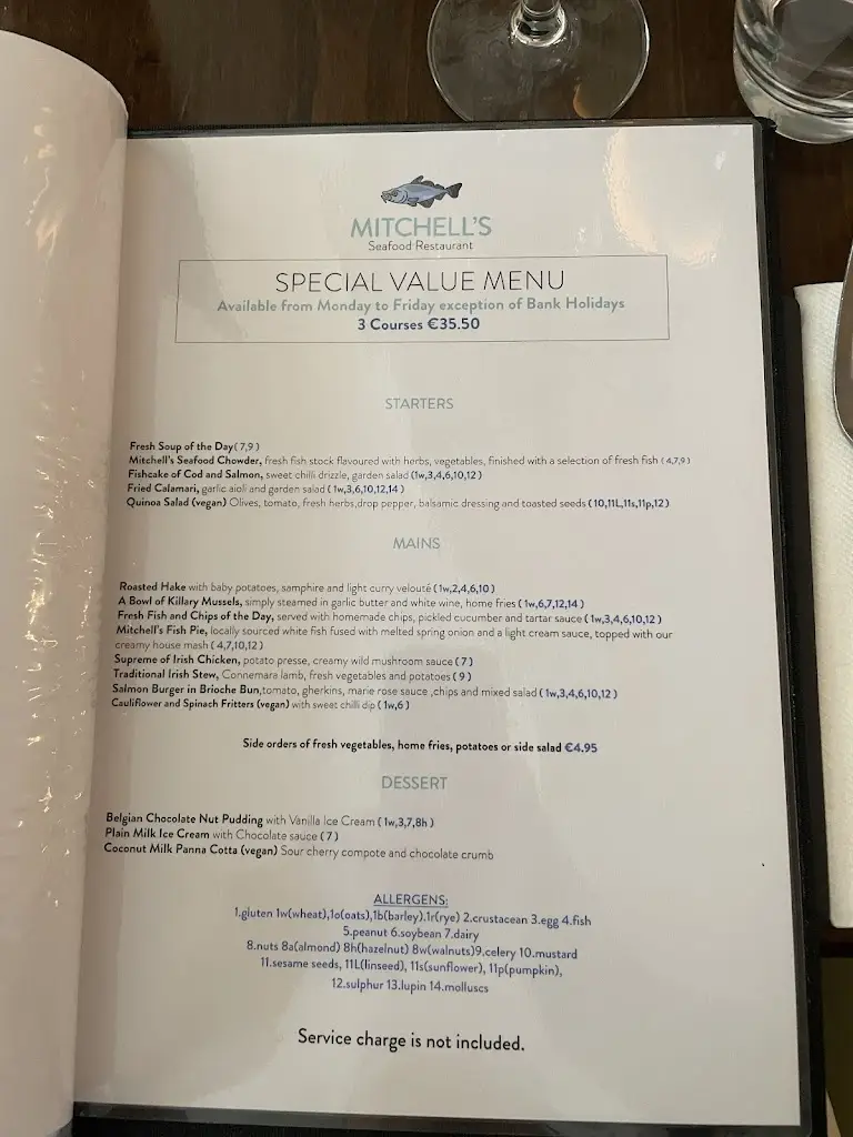 Menu_Mitchell's Restaurant_Clifden_image_4