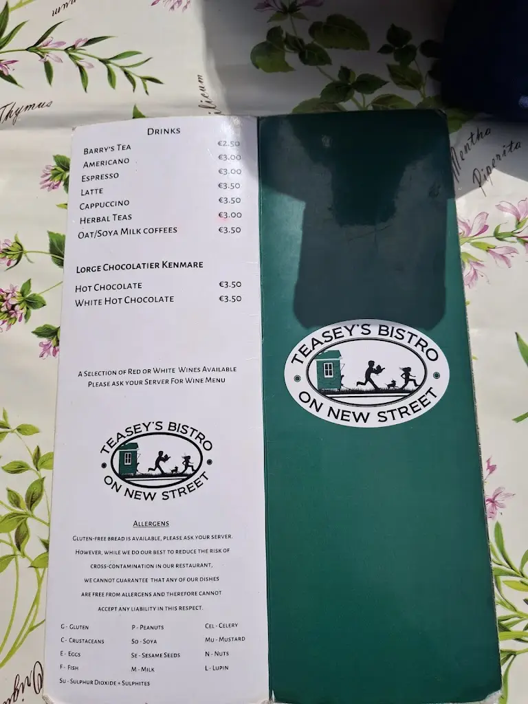 Menu_Teasey's Bistro_Bantry_image_3