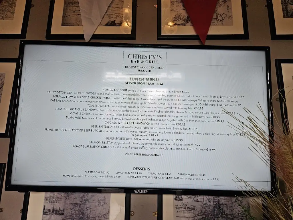 Menu_Christy’s Bar & Grill_Blarney_image_3