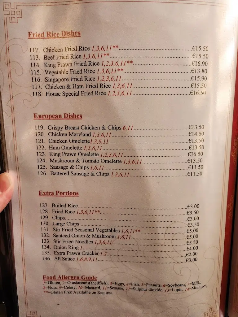 Menu_Lantern House_Blarney_imagen_3