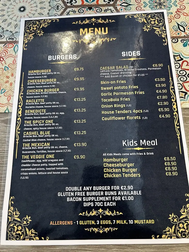 Menu_Blarney Burger_Blarney_image_1