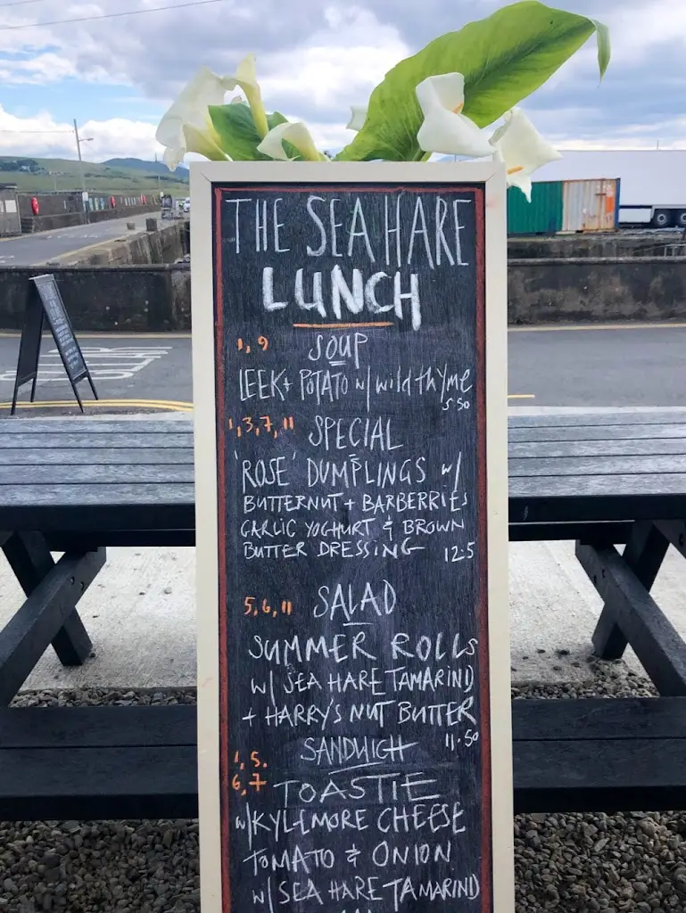 Menu_The Sea Hare_Clifden_image_1