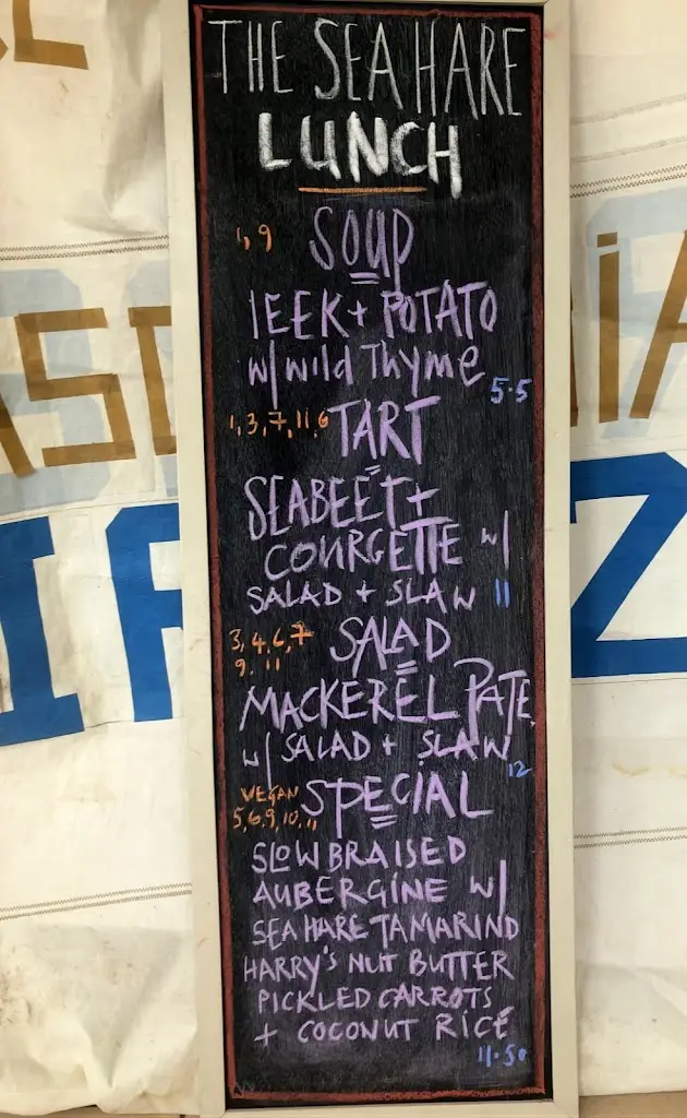 Menu_The Sea Hare_Clifden_image_2