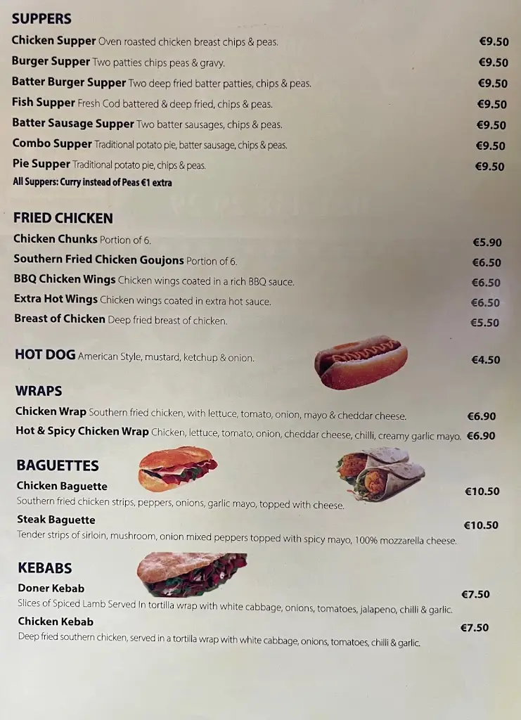 Menu_Elizabeths Pizzeria ( Pizza Pizzeria)_Blarney_imagen_1