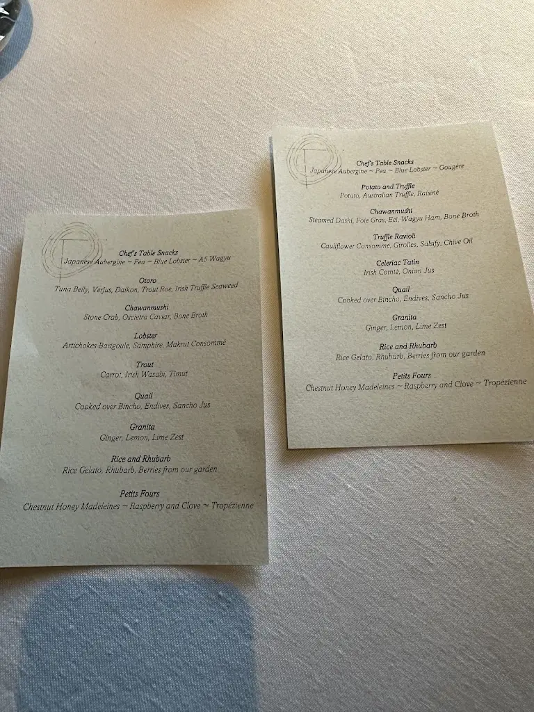 Menü_Terre Restaurant_Castlemartyr_Bild_1