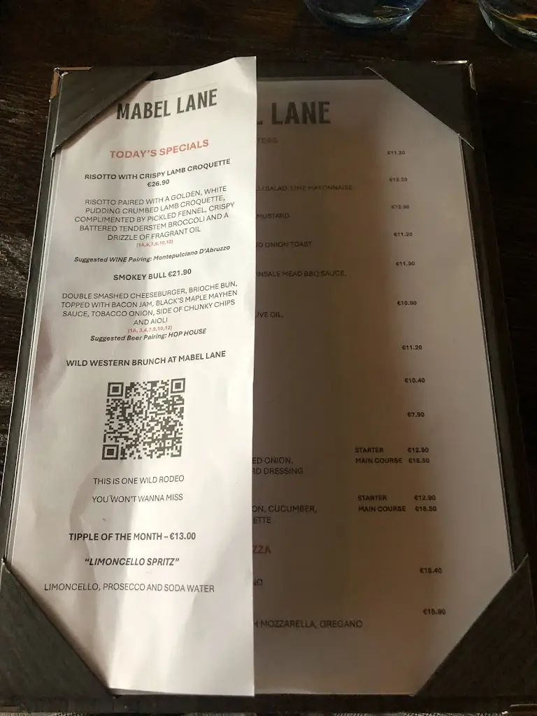 Menu_Mabel Lane_Carrigaline_image_3