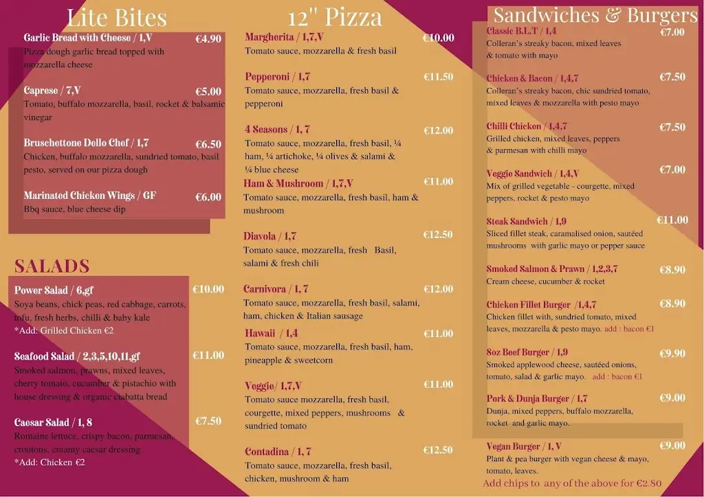 Menu_Roots Café & Bistro, Claregalway_Claregalway_imagen_1