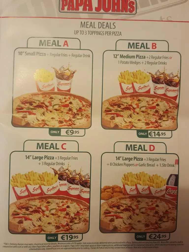 Menu_Supermac's & Papa John's Cobh_Carrigtwohill_imagen_3
