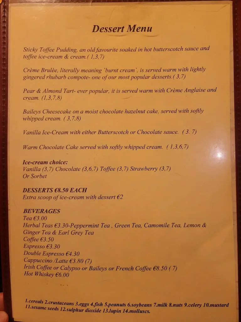 Menu_Bricín Restaurant and Boxty House_Ciarraí_image_3