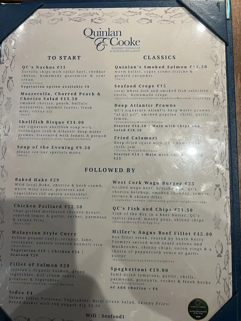 Menu_Quinlan & Cooke Boutique Hotel & QC’s Seafood Restaurant_Cahersiveen_image_4