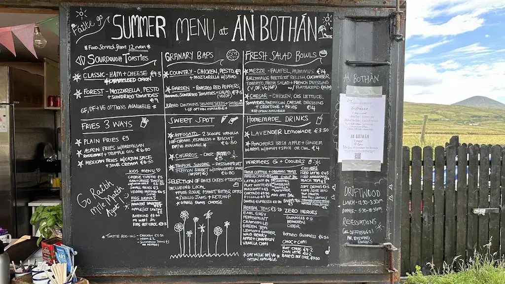 Menü_Driftwood Surf Cafe_Cahersiveen_Bild_1