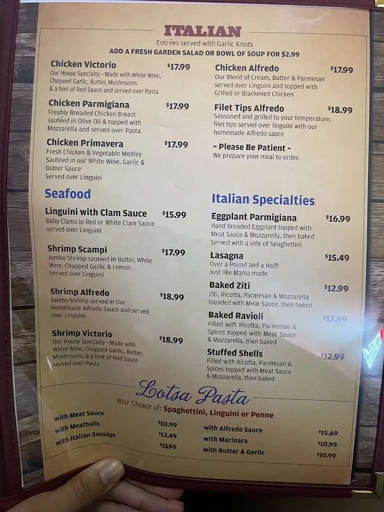 Menu_Baileys of Cashel_Cashel_imagen_1