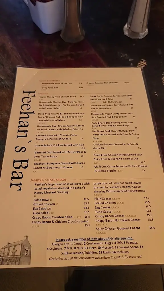 Menu_Feehan’s Bar_Cashel_image_3