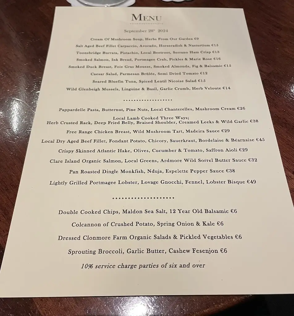 Menu_Chez Hans_Cashel_image_1